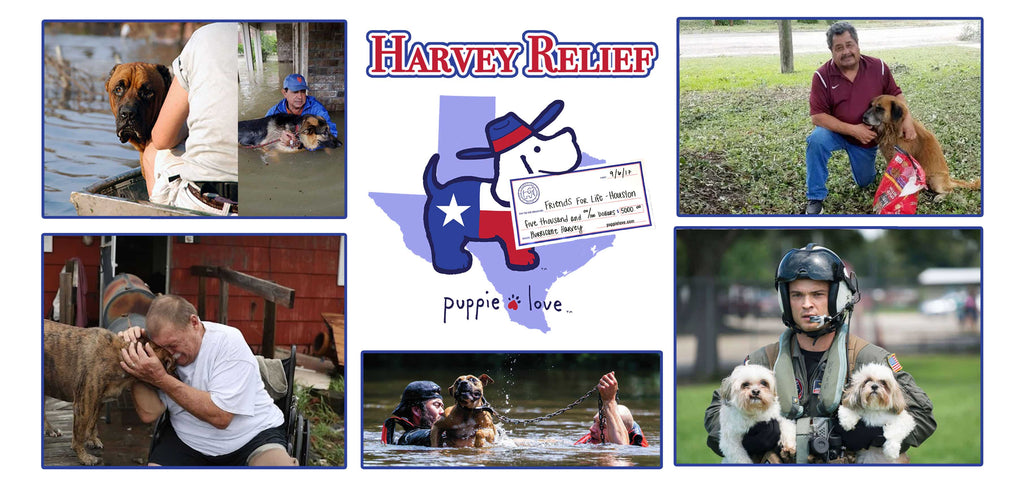 Puppie Love Helping Houston