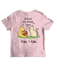 BE KIND AND ALWAYS SHARE KITTIE, YOUTH SS - Puppie Love