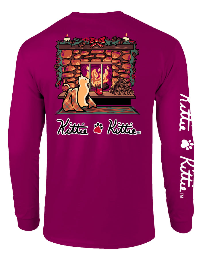 FIREPLACE KITTIE, ADULT LS