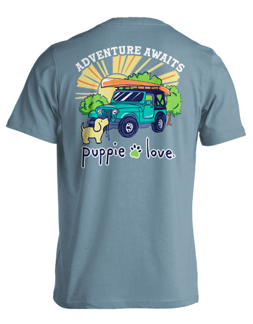ADVENTURE AWAITS PUP - Puppie Love