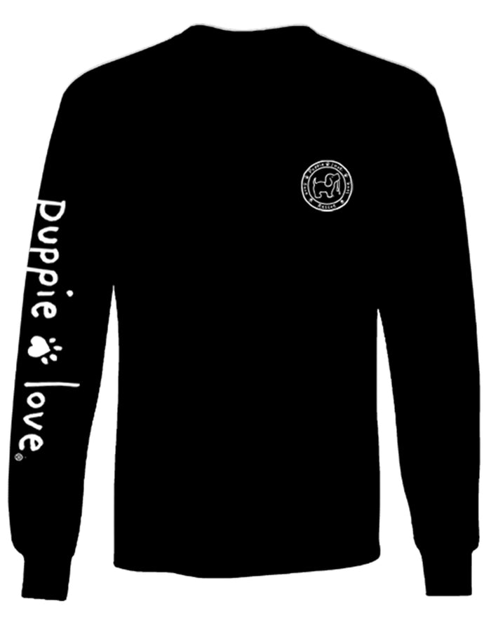 BLACK AND SILVER MASCOT PUP, ADULT LS - Puppie Love