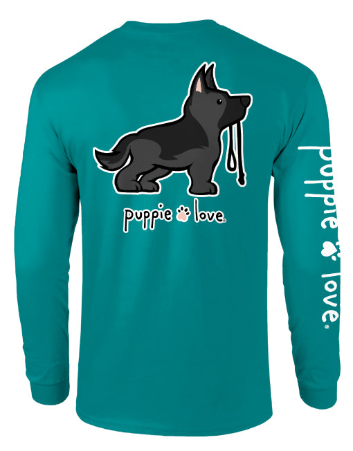 GERMAN SHEPHERD PUP (BLACK), ADULT LS - Puppie Love