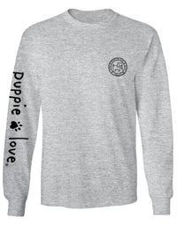 GREEN AND NAVY MASCOT PUP, ADULT LS - Puppie Love