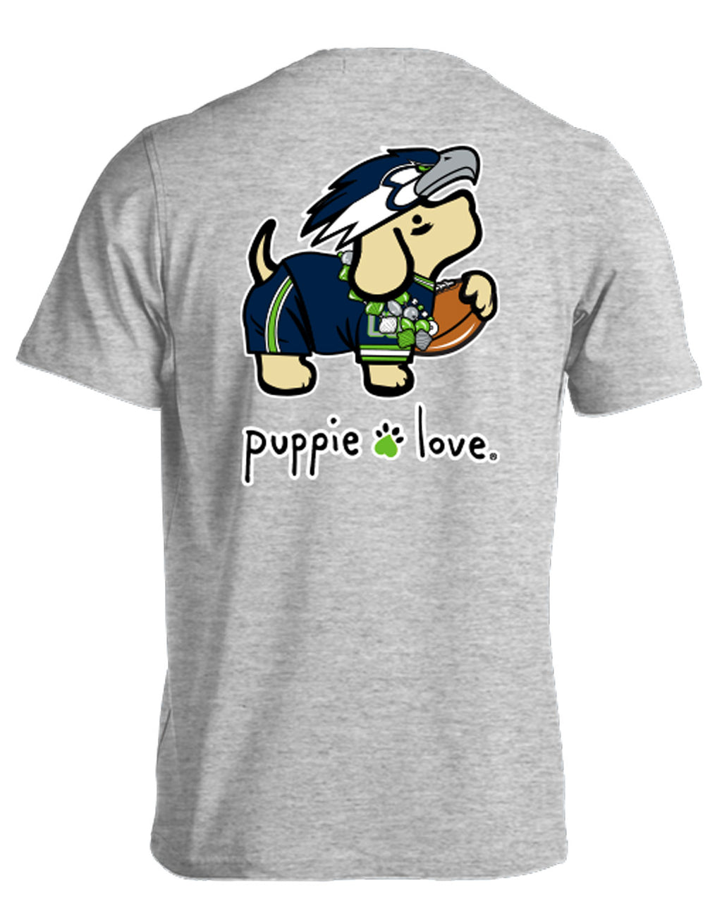 GREEN AND NAVY MASCOT PUP - Puppie Love