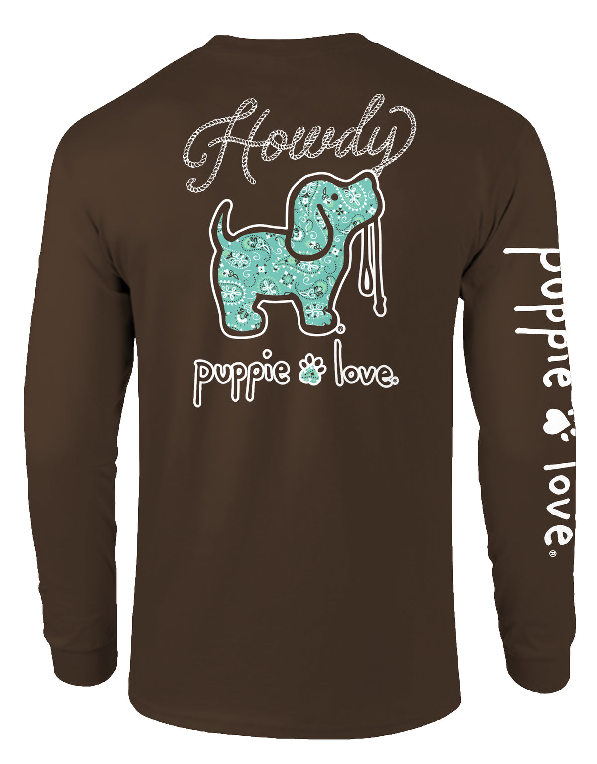 HOWDY BANDANA PUP, ADULT LS - Puppie Love