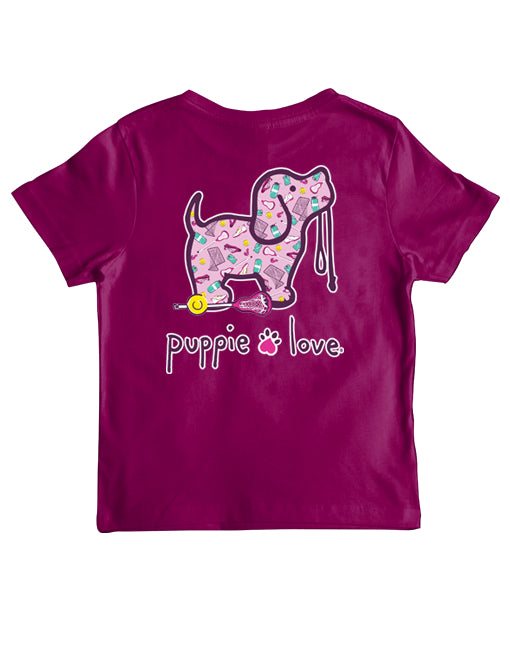 LACROSSE PUP (GIRLS), YOUTH SS - Puppie Love