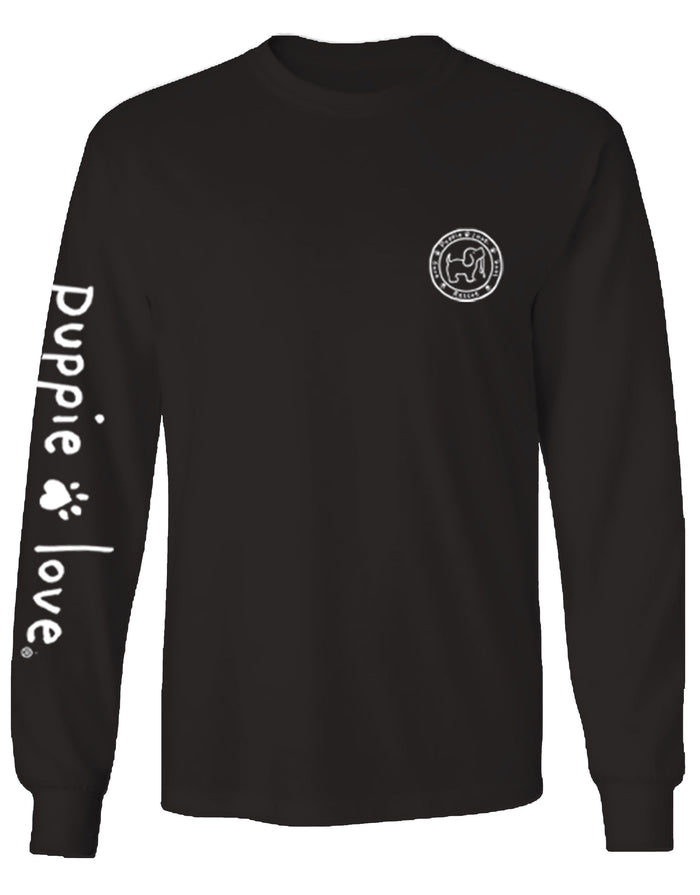 OLD GOLD AND BLACK MASCOT PUP, ADULT LS - Puppie Love