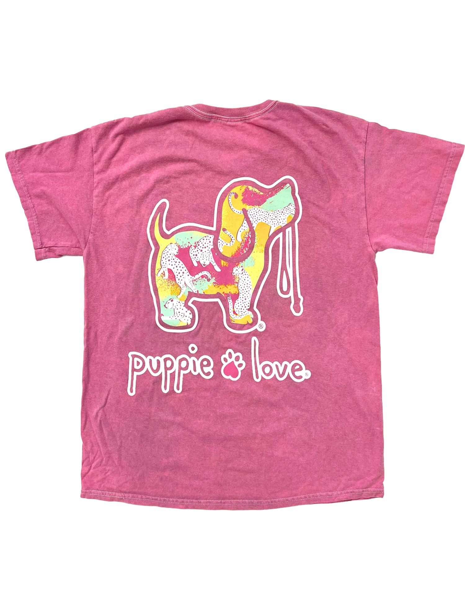 PINK LEOPARD PUP, MINERAL WASH – Puppie Love