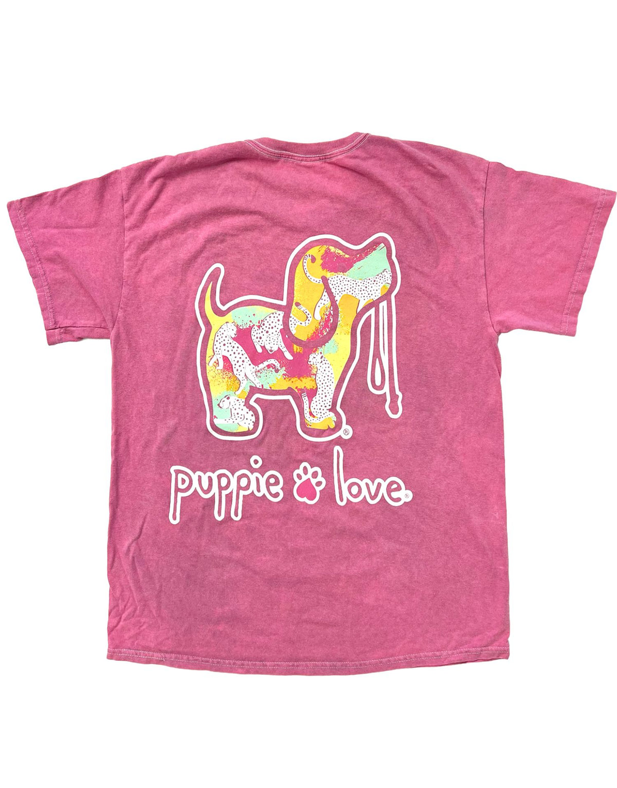 PINK LEOPARD PUP, MINERAL WASH - Puppie Love