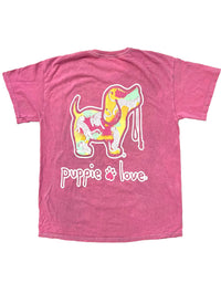 PINK LEOPARD PUP, MINERAL WASH - Puppie Love