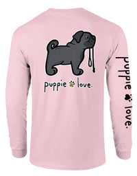 PUG PUP (BLACK), ADULT LS - Puppie Love