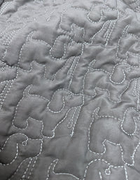 QUILTED JACKET, CHARCOAL - Puppie Love