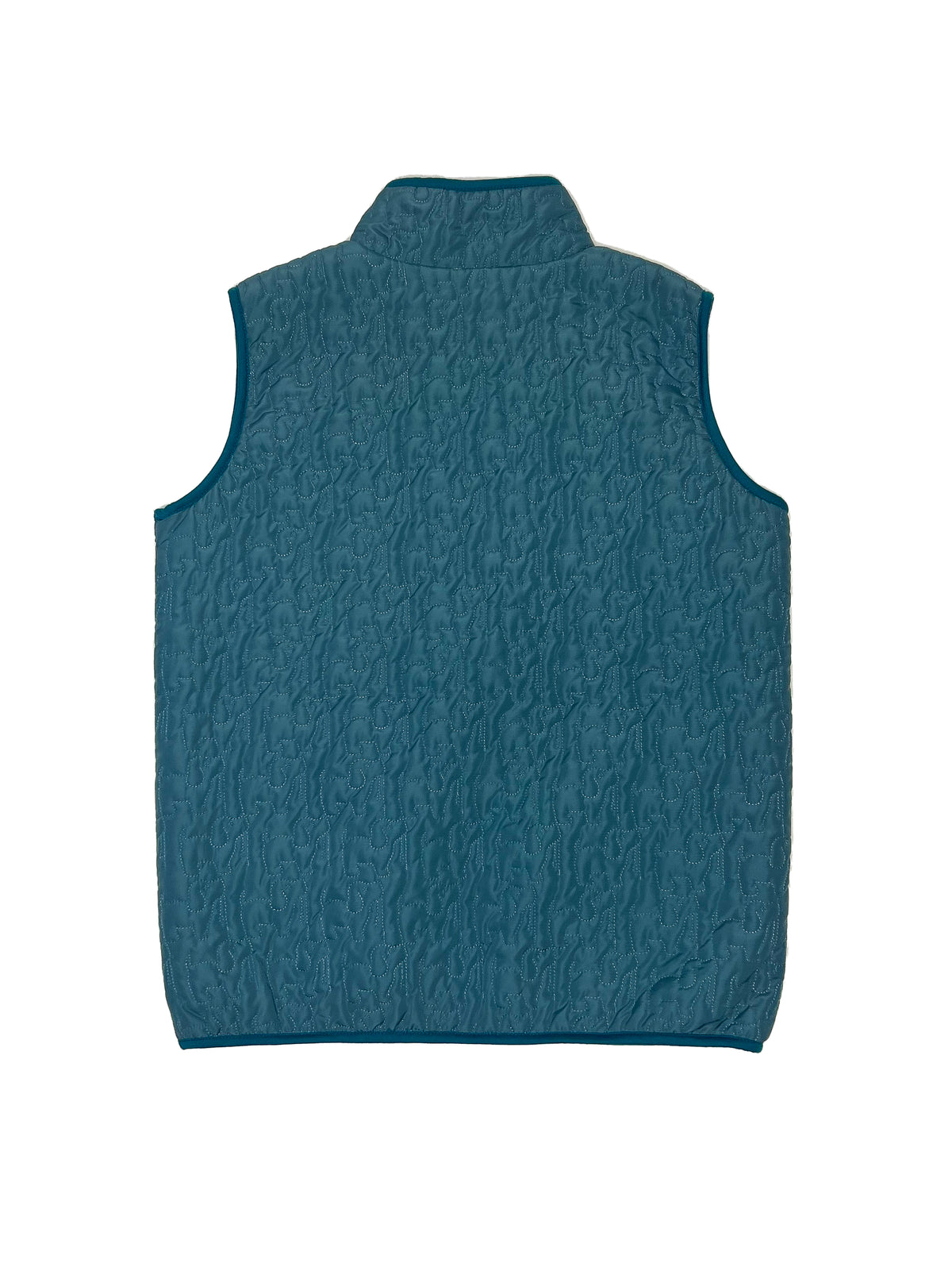 QUILTED VEST, TEAL - Puppie Love