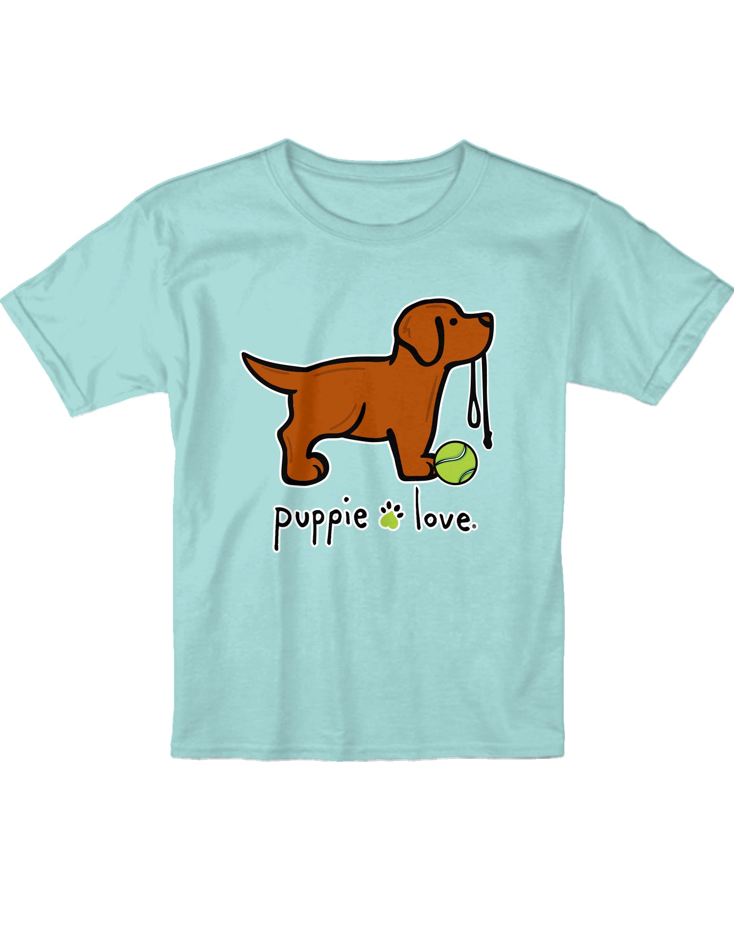 Red Fox Lab Pup Youth Shirt - Kids Labrador Dog Tee | Puppie Love