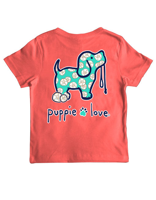 SAND DOLLAR PATTERN PUP, YOUTH SS - Puppie Love