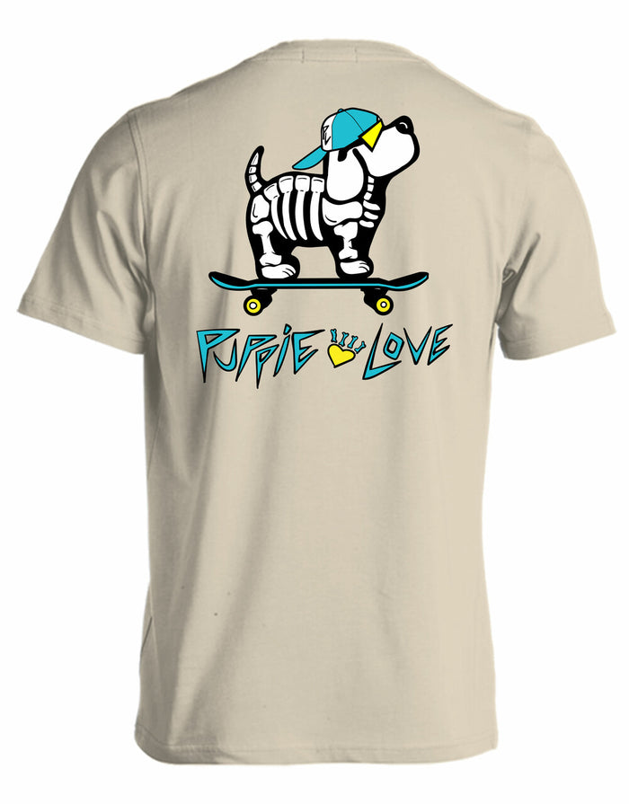 SKATEBOARD SKELETON PUP - Puppie Love