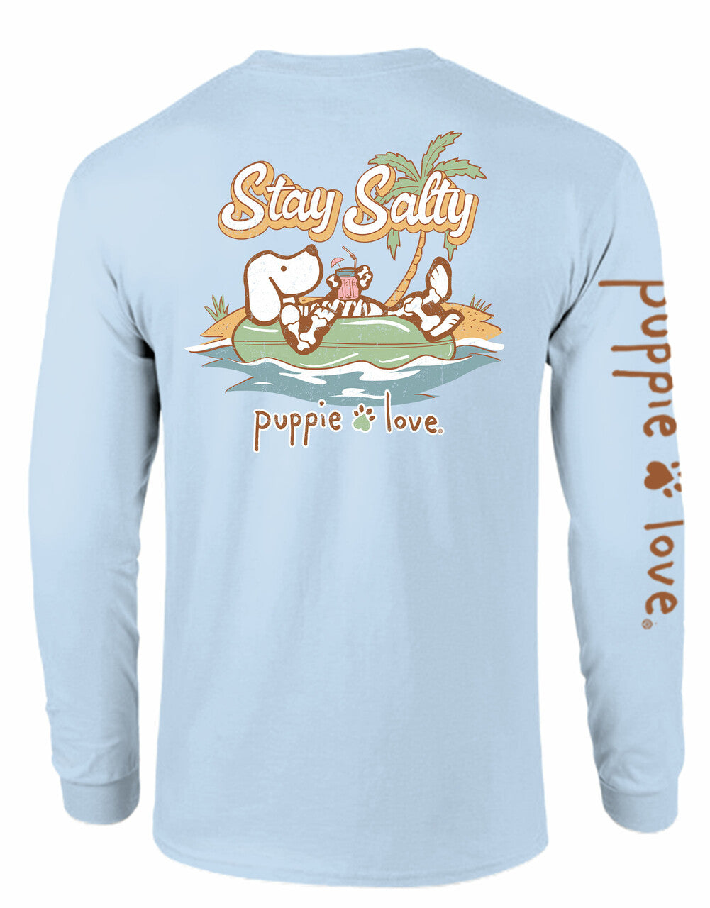STAY SALTY SKELETON PUP, ADULT LS - Puppie Love