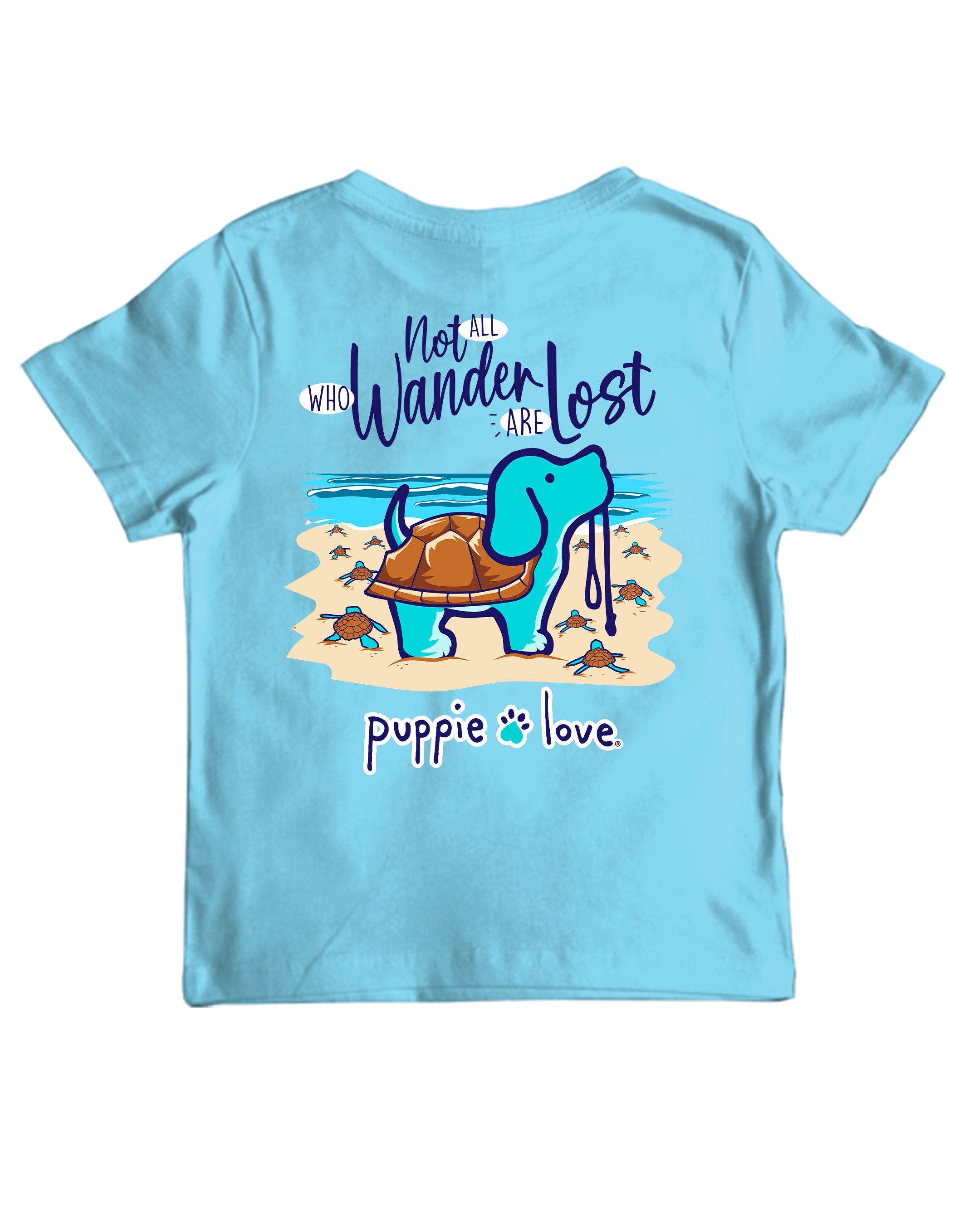 WANDER LOST TURTLE PUP, YOUTH SS – Puppie Love WANDER LOST TURTLE PUP, YOUTH SS – Puppie Love