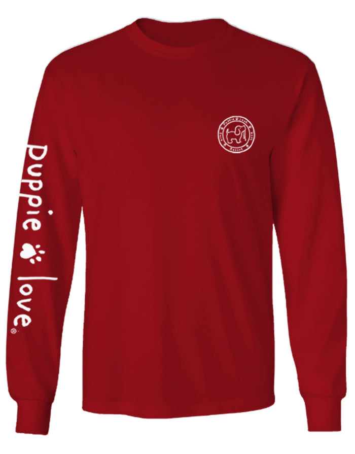 YELLOW AND RED MASCOT PUP, ADULT LS - Puppie Love