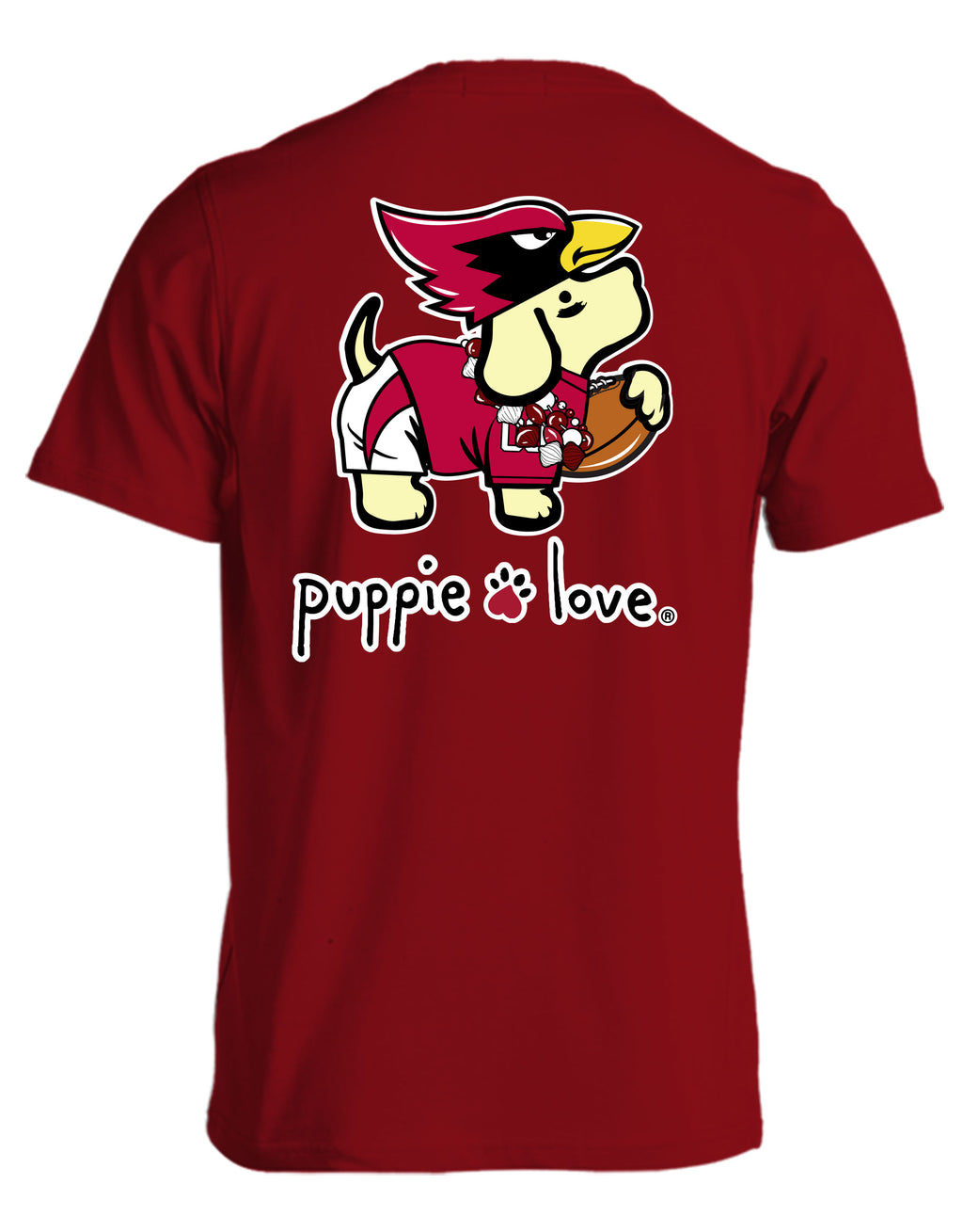 YELLOW AND RED MASCOT PUP (PRINTED TO ORDER) - Puppie Love