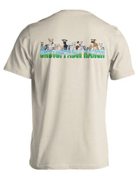UNSTOPPABLE RANCH LOGO TEE, NATURAL - Puppie Love
