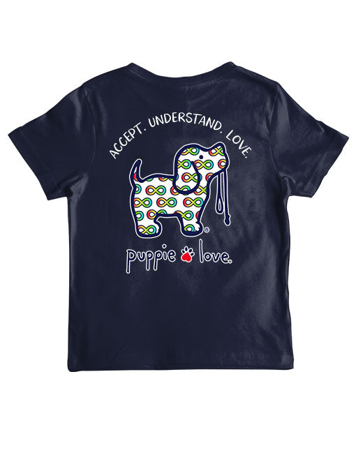 AUTISM ACCEPTANCE PUP, YOUTH SS - Puppie Love