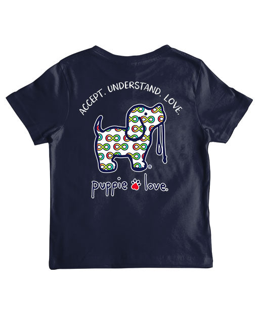 AUTISM ACCEPTANCE PUP, YOUTH SS (PRINTED TO ORDER) - Puppie Love