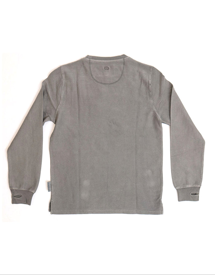 DOG MOM CORDUROY CREWNECK, PEARL GREY - Puppie Love