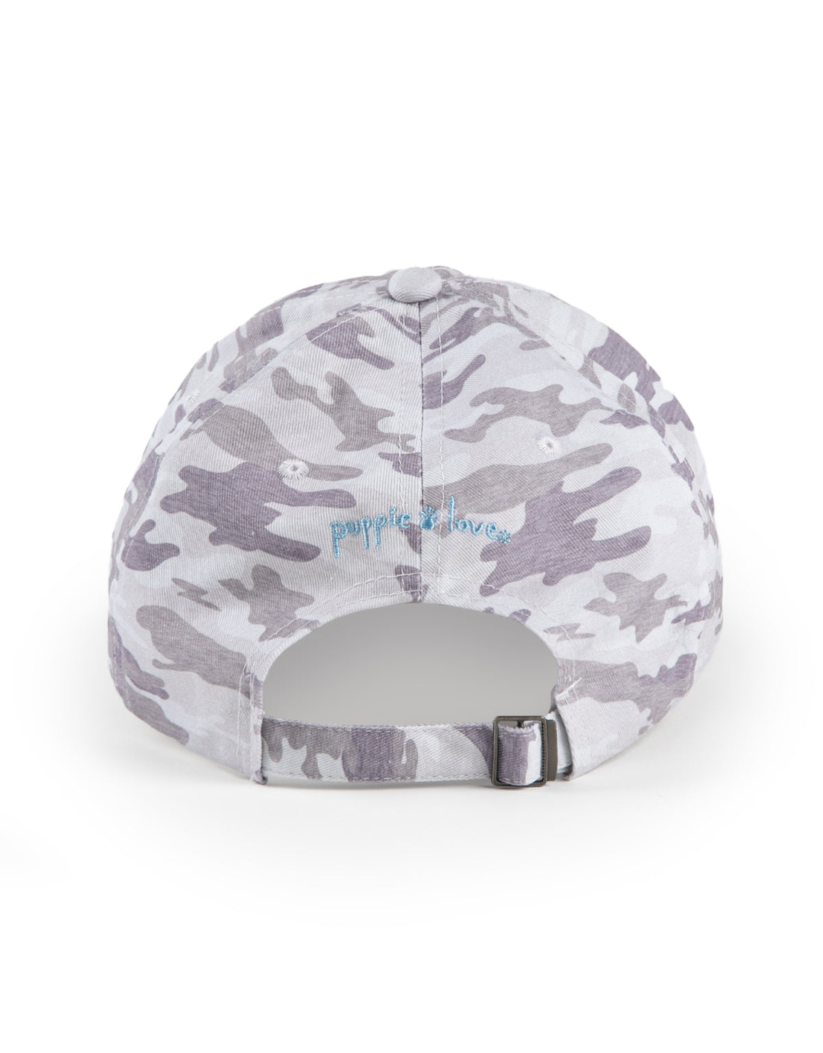 GREY CAMO BASEBALL HAT - Puppie Love