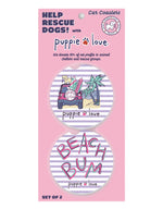 BEACH BUM PUP CAR COASTER - Puppie Love