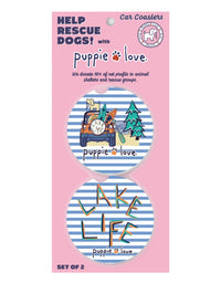 LAKE LIFE PUP CAR COASTER - Puppie Love
