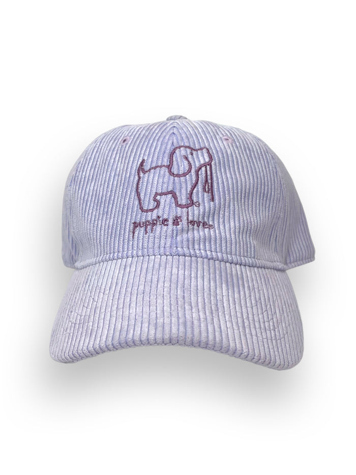 LAVENDER CORDUROY HAT - Puppie Love