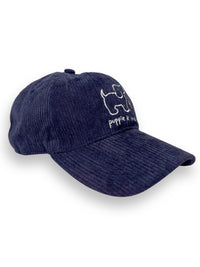 NAVY CORDUROY HAT - Puppie Love