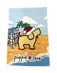 LIFEGUARD CHRISTMAS TEA TOWEL - Puppie Love