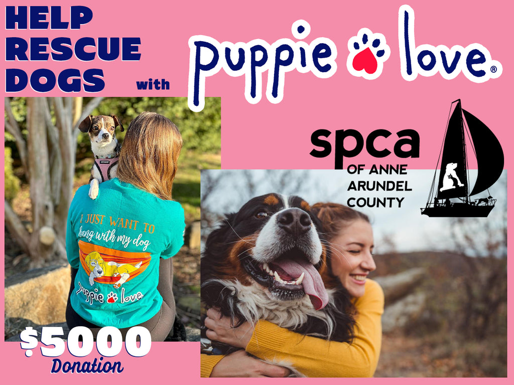 Puppie Love Goes To SPCA of Arundel County