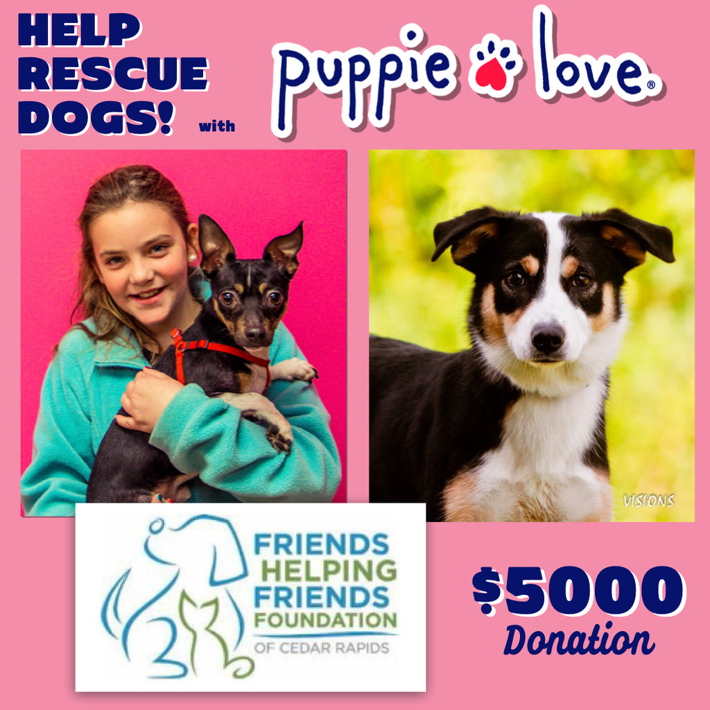 Puppie Love donates $5000 to Friends Helping Friends Foundation of Cedar Rapids