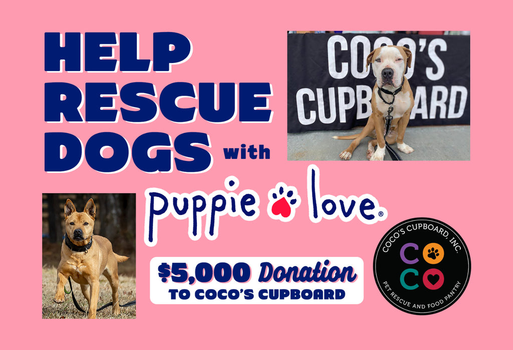 Puppie Love Donates $5,000 to Coco's Cupboards!