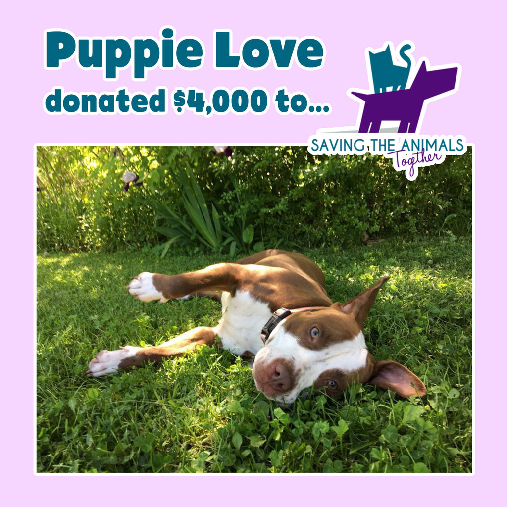 Puppie Love and our next group are Saving the Animals Together!
