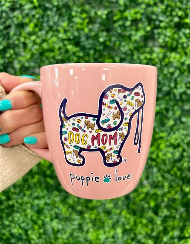 DOG MOM PATTERN PUP MUG - Puppie Love