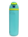 FLIP-TOP 24oz WATER BOTTLE, AQUA - Puppie Love