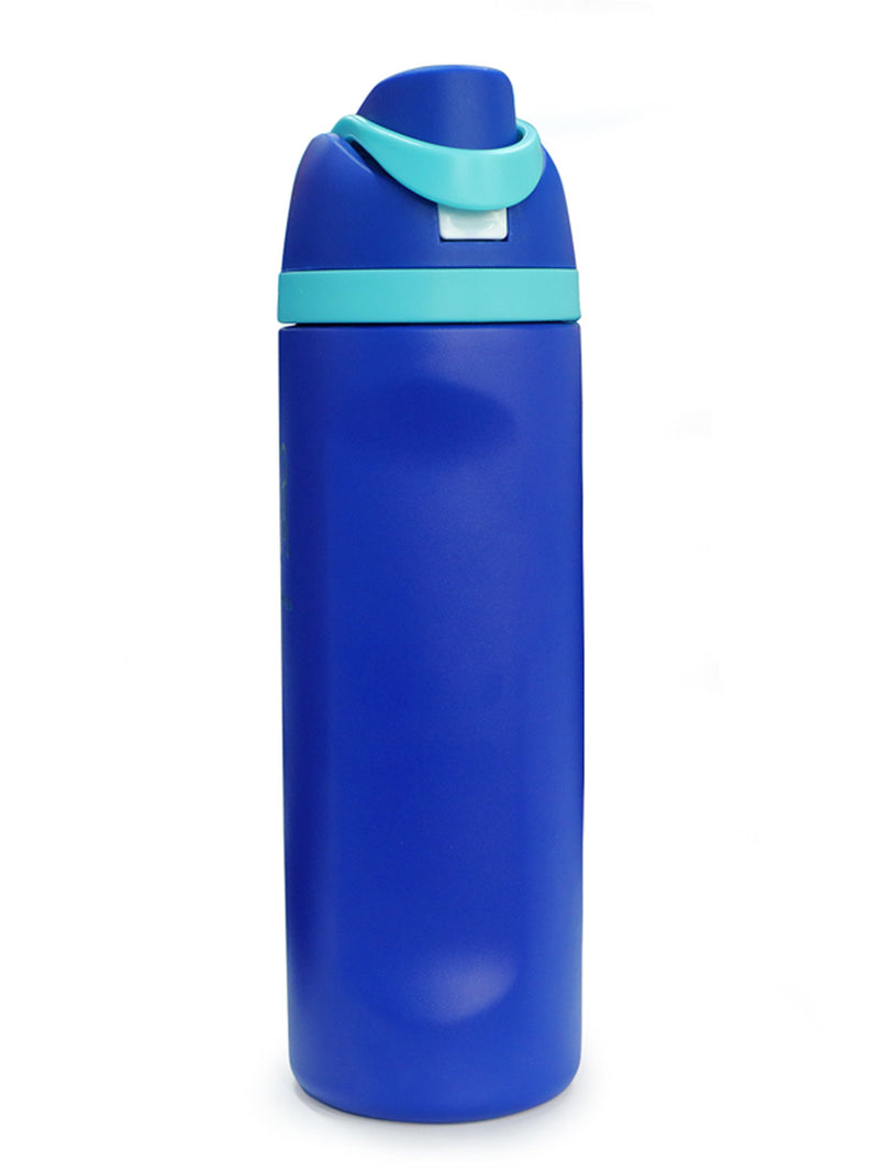 FLIP-TOP 24oz WATER BOTTLE, NAVY - Puppie Love