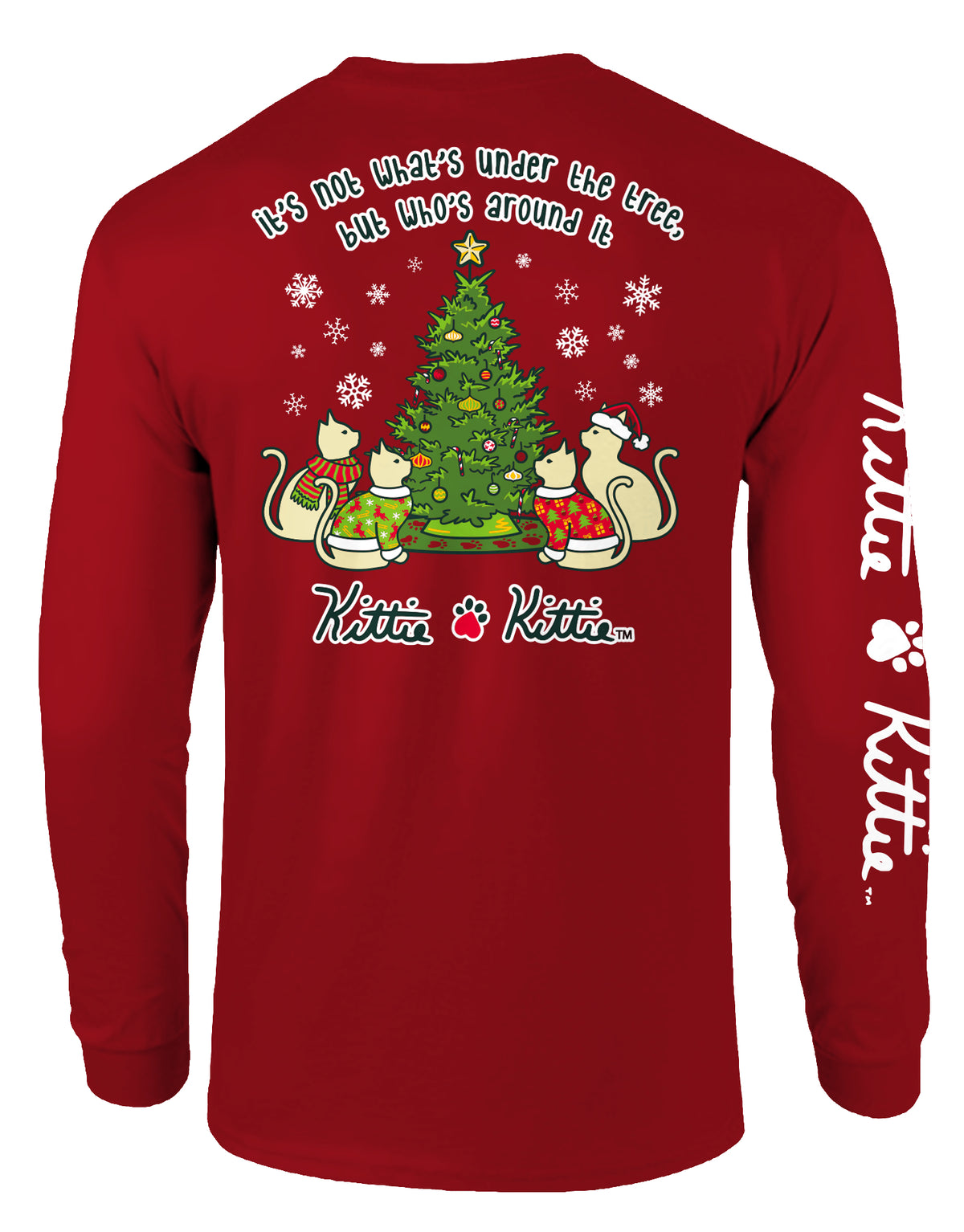 AROUND THE TREE KITTIES, ADULT LS KITTIE KITTIE