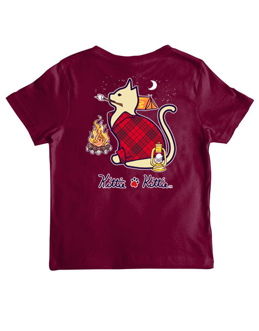 CAMPING KITTIE, YOUTH SS (PRINTED TO ORDER) - Puppie Love