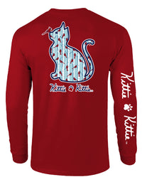 CARDINAL PATTERN KITTIE, ADULT LS