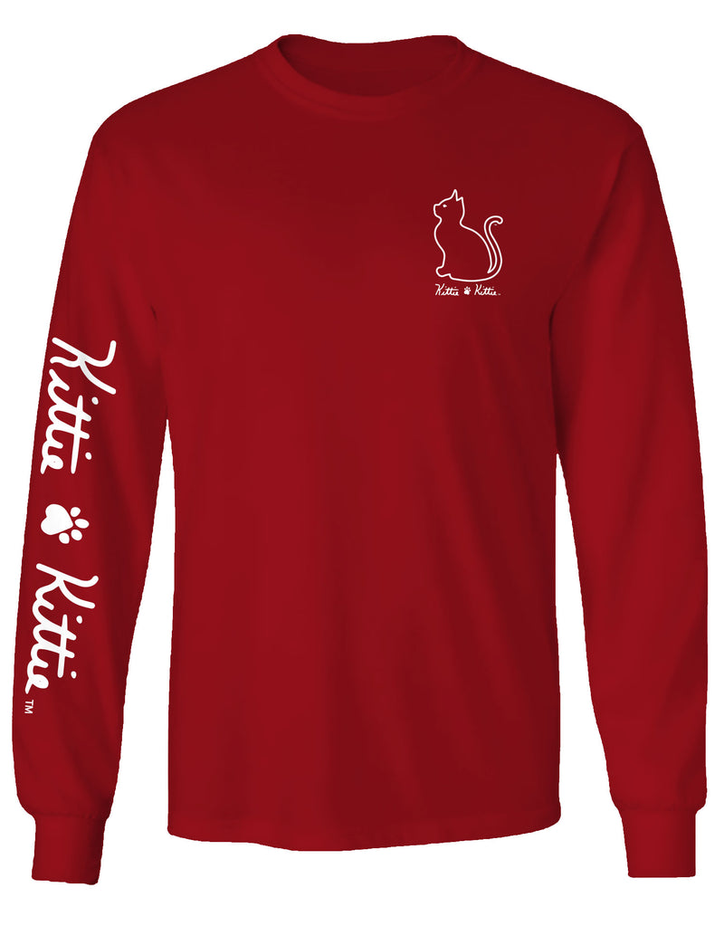 CARDINAL PATTERN KITTIE, ADULT LS