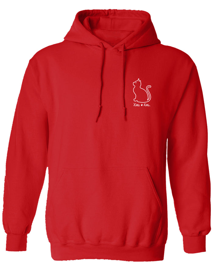 CHRISTMAS ICONS KITTIE, ADULT HOODIE