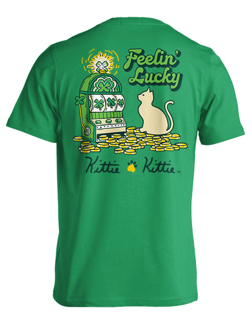 FEELING LUCKY SLOTS KITTIE (PRINTED TO ORDER) - Puppie Love