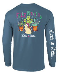 FELIZ NAVIDAD KITTIE, ADULT LS KITTIE KITTIE