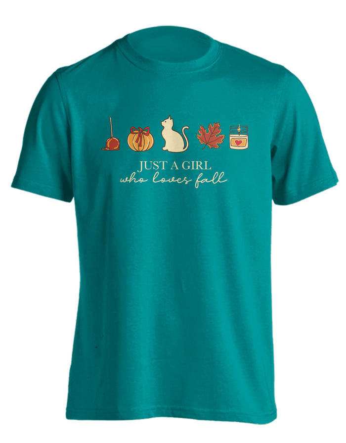 GIRL FALL KITTIE