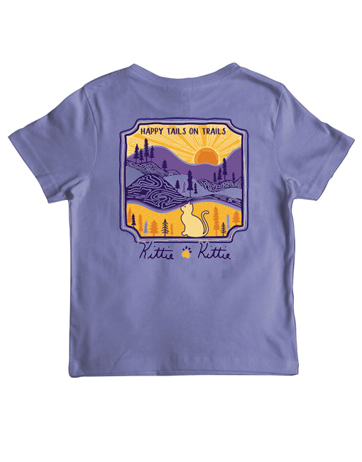 HAPPY TAILS ON TRAILS KITTIE, YOUTH SS (PRINTED TO ORDER) - Puppie Love